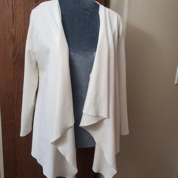 JRoberts  Womens Casual Jacket Size L White - Picture 1 of 8
